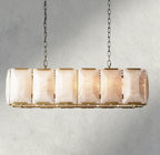 Harlow Calcite Rectangular Chandelier 42", 54", 62", 74"-chandelier-Manorlights