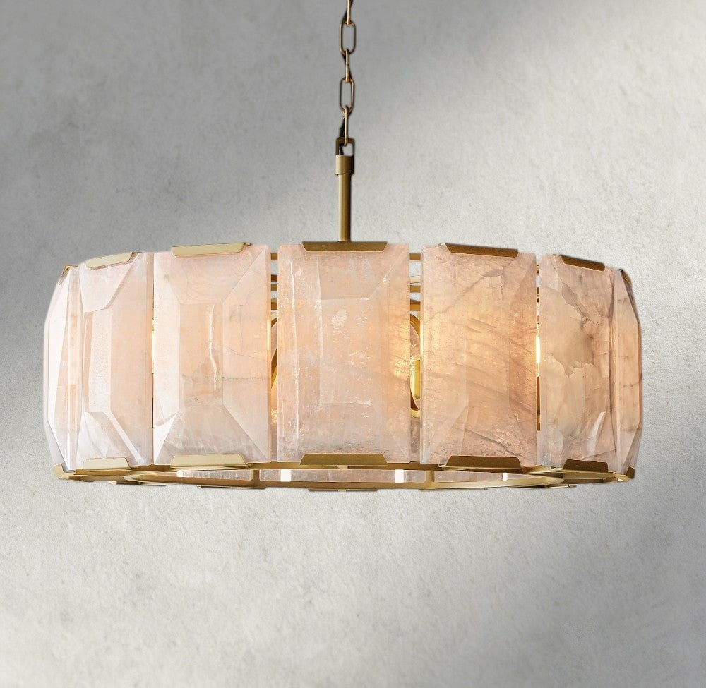 Harlow Calcite Round Chandelier 19", 31", 43", 60"-chandelier-Manorlights