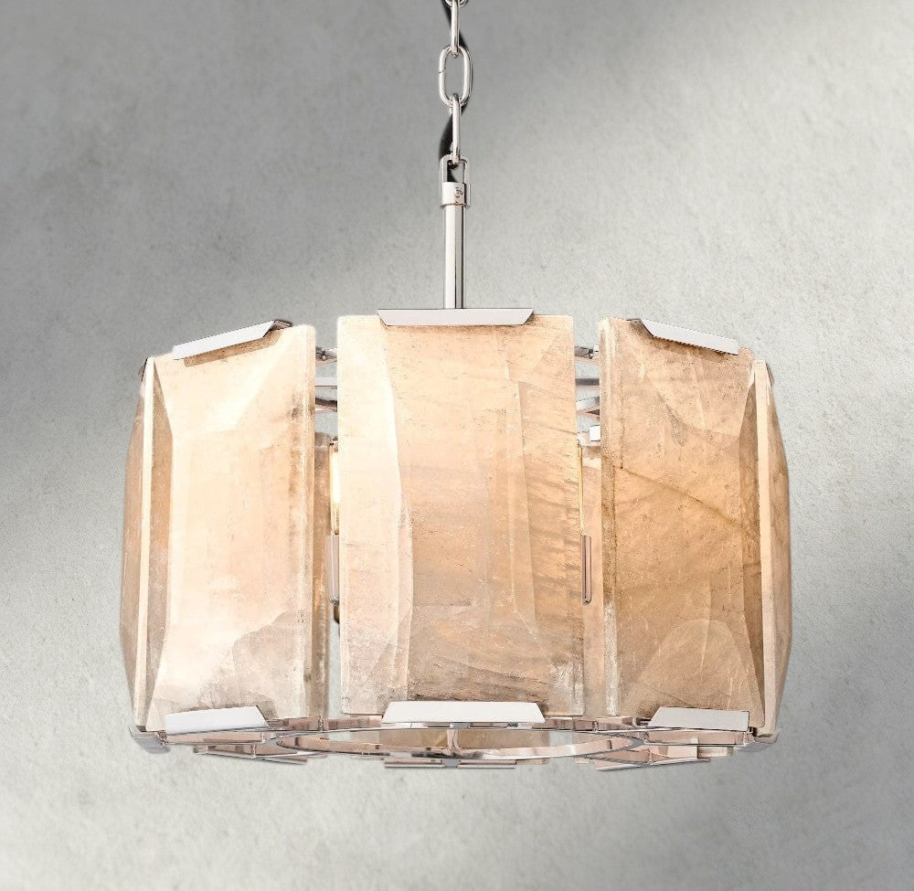 Harlow Calcite Round Chandelier 19", 31", 43", 60"-chandelier-Manorlights