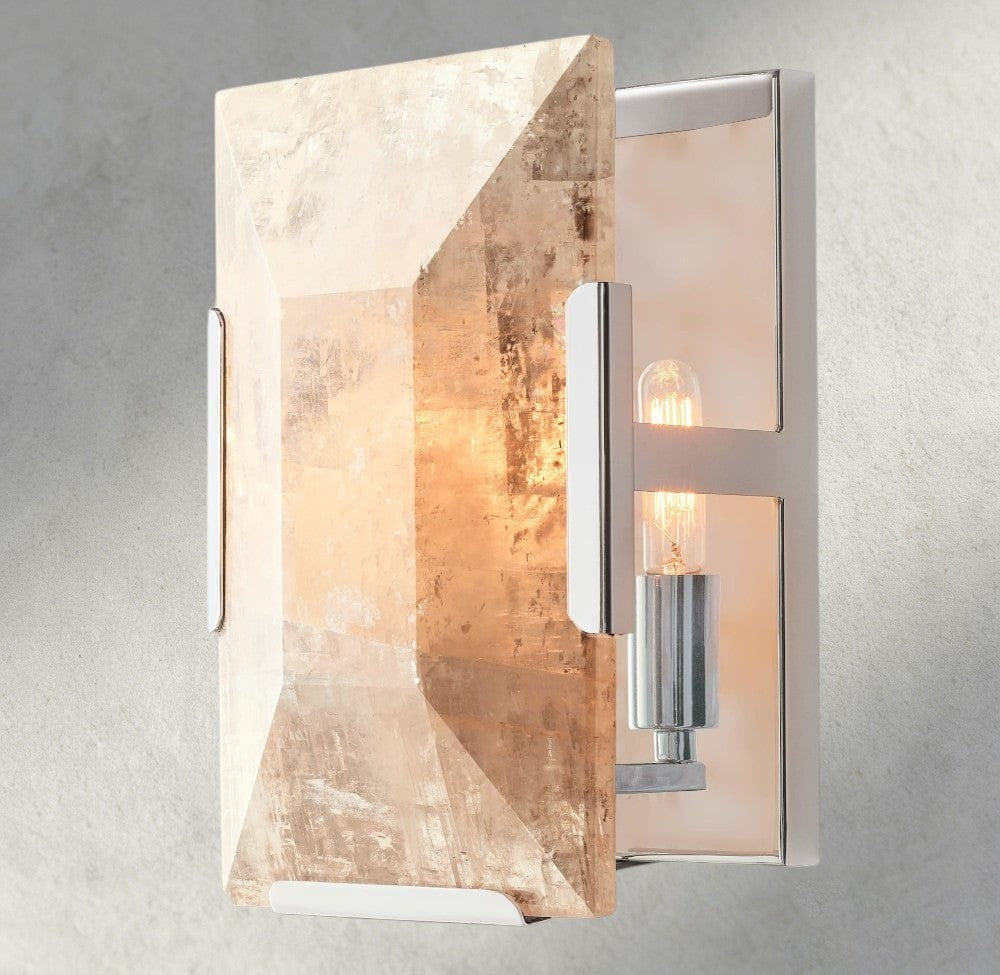Harlow Calcite Sconce-wall sconce-Manorlights