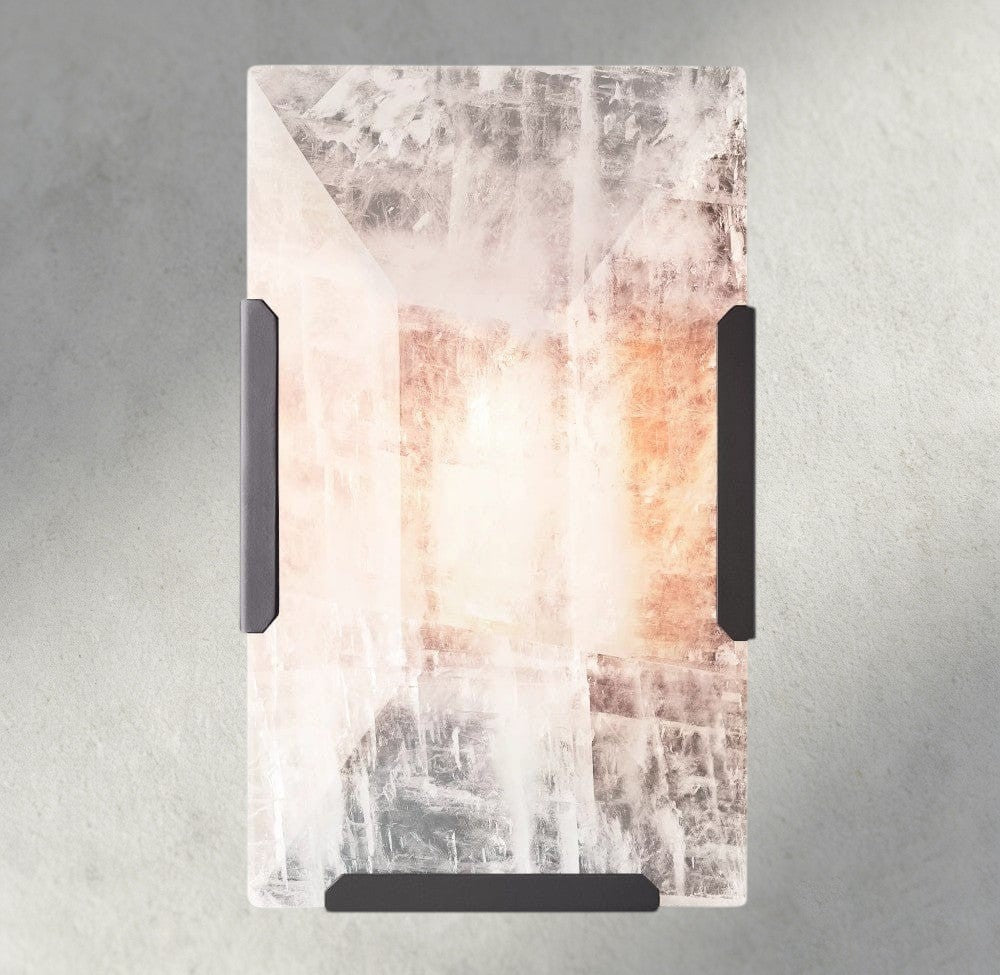 Harlow Calcite Sconce-wall sconce-Manorlights