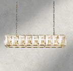 Harlow Crystal Rectangular Chandelier 42", 54", 62", 74"-chandelier-Manorlights