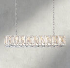 Harlow Crystal Rectangular Chandelier 42", 54", 62", 74"-chandelier-Manorlights