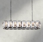 Harlow Crystal Rectangular Chandelier 42", 54", 62", 74"-chandelier-Manorlights