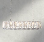 Harlow Crystal Rectangular Chandelier 42", 54", 62", 74"-chandelier-Manorlights