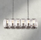 Harlow Crystal Rectangular Chandelier 42", 54", 62", 74"-chandelier-Manorlights