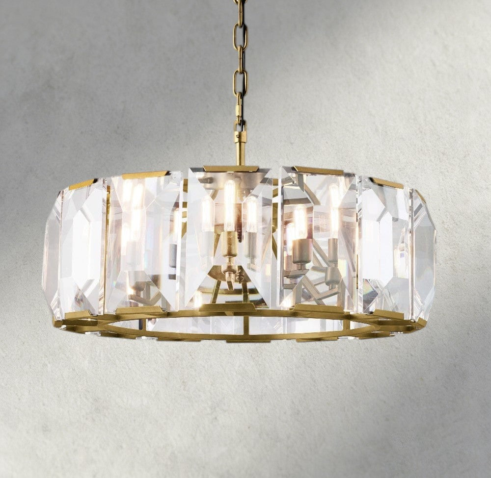 Harlow Crystal Round Chandelier 19", 31", 43", 60"-chandelier-Manorlights