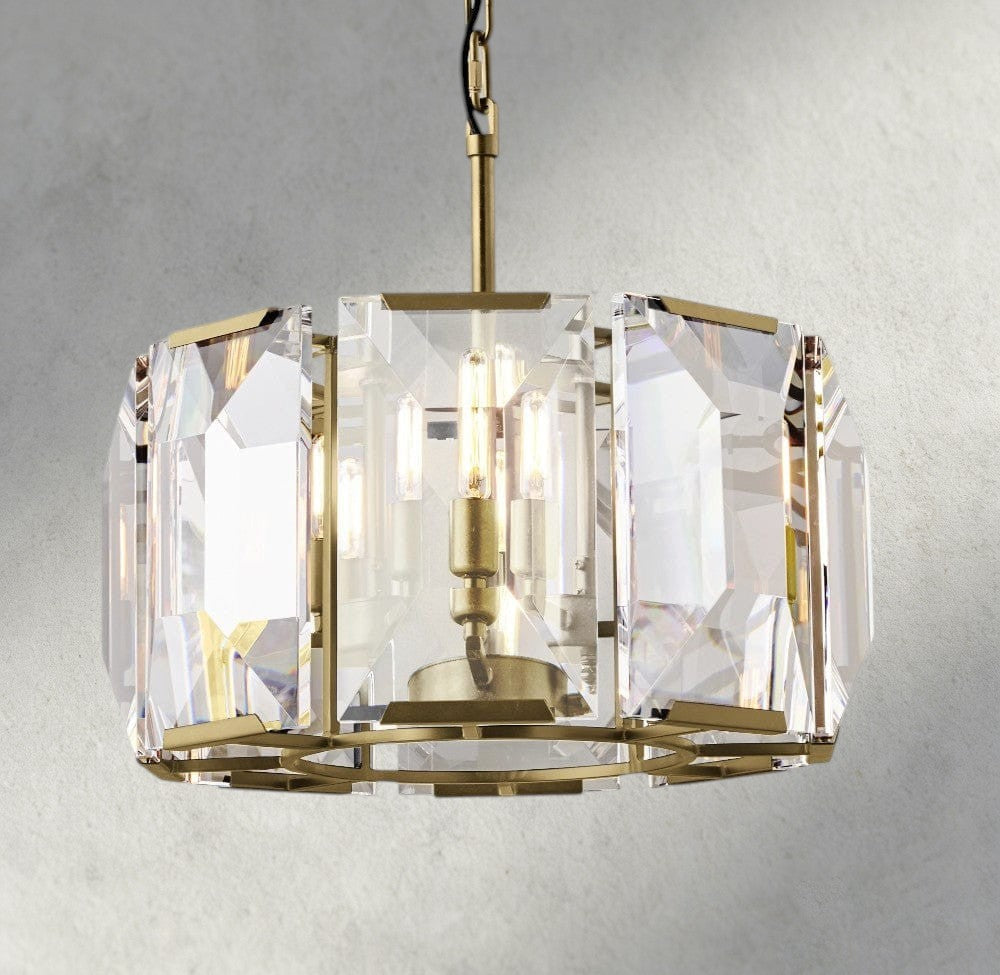 Harlow Crystal Round Chandelier 19", 31", 43", 60"-chandelier-Manorlights