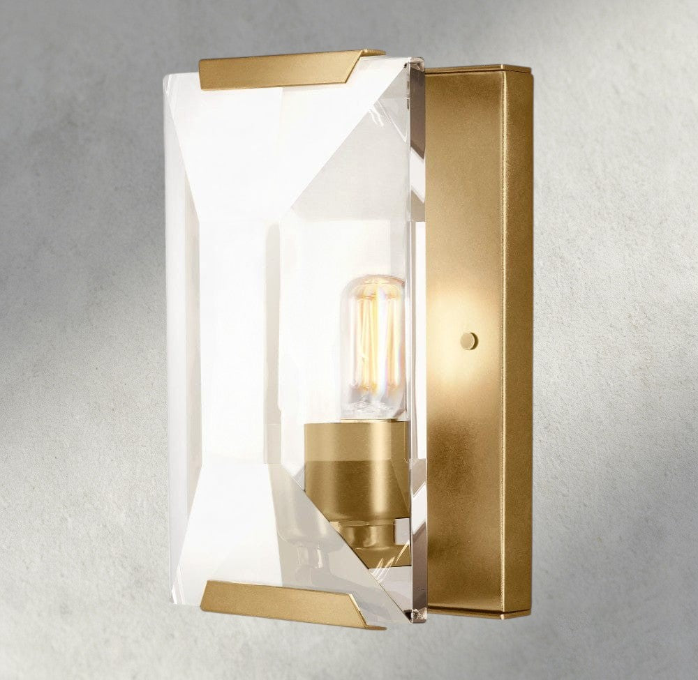 Harlow Crystal Sconce-wall sconce-Manorlights