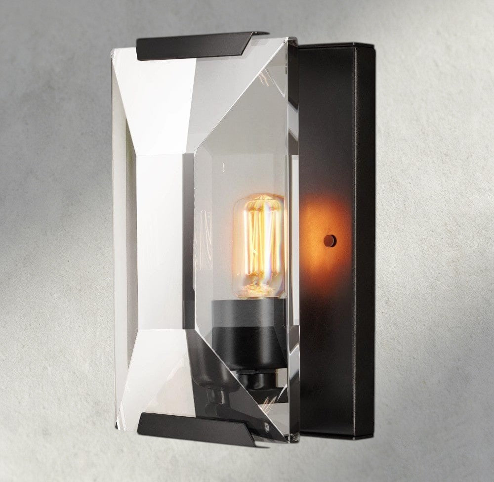 Harlow Crystal Sconce-wall sconce-Manorlights