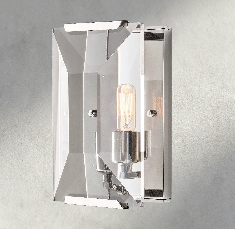 Harlow Crystal Sconce-wall sconce-Manorlights