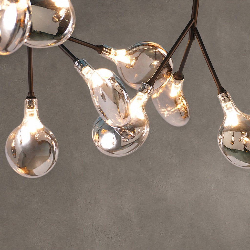 Hazel Smoke Acrylic Branch Chandelier