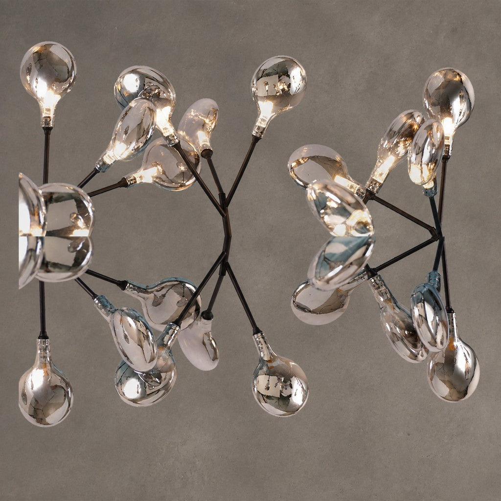 Hazel Smoke Acrylic Branch Chandelier
