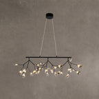 Hazel Smoke Acrylic Branch Chandelier
