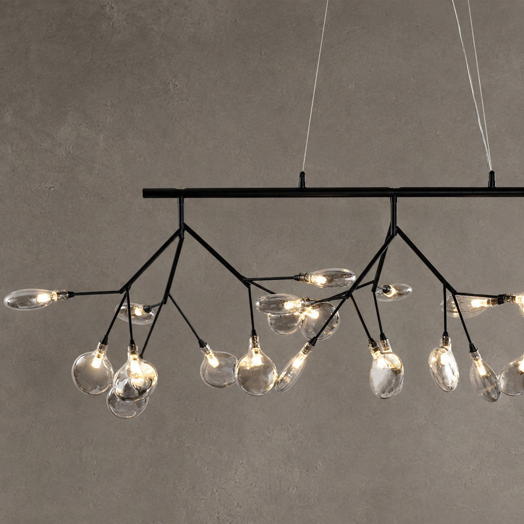 Hazel Smoke Acrylic Branch Chandelier