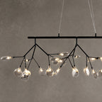 Hazel Smoke Acrylic Branch Chandelier