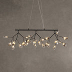 Hazel Smoke Acrylic Branch Chandelier