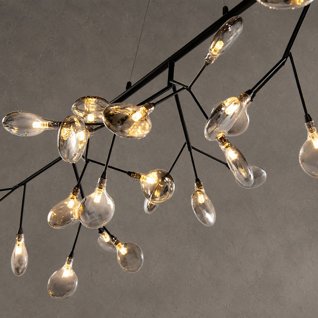 Hazel Smoke Acrylic Branch Chandelier