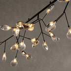 Hazel Smoke Acrylic Branch Chandelier