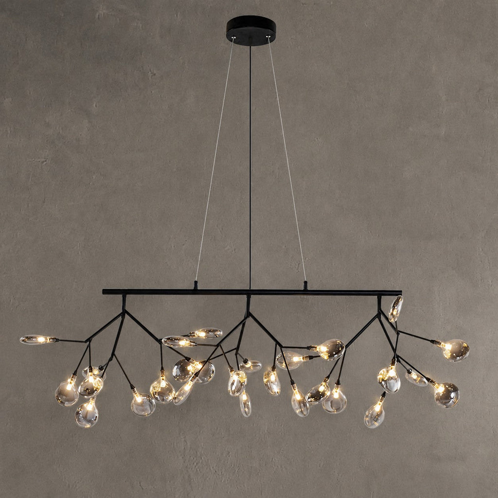 Hazel Smoke Acrylic Branch Chandelier