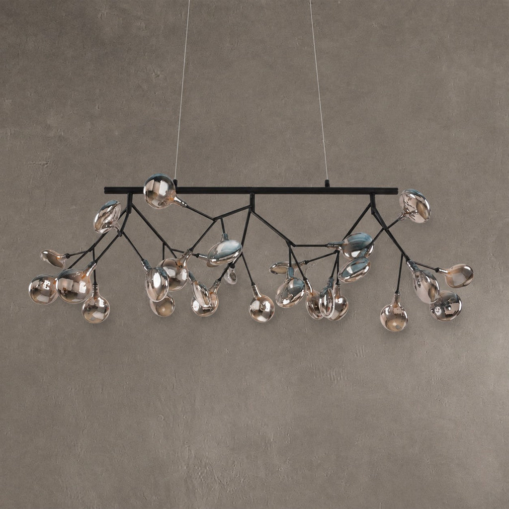 Hazel Smoke Acrylic Branch Chandelier