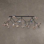 Hazel Smoke Acrylic Branch Chandelier