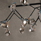 Hazel Smoke Acrylic Branch Chandelier
