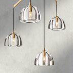 Hemisphere Linear Chandelier 54", 72"-chandelier-Manorlights