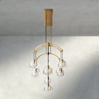 Hemisphere Linear Chandelier 54", 72"-chandelier-Manorlights
