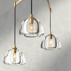 Hemisphere Linear Chandelier 54", 72"-chandelier-Manorlights