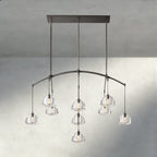 Hemisphere Linear Chandelier 54", 72"-chandelier-Manorlights