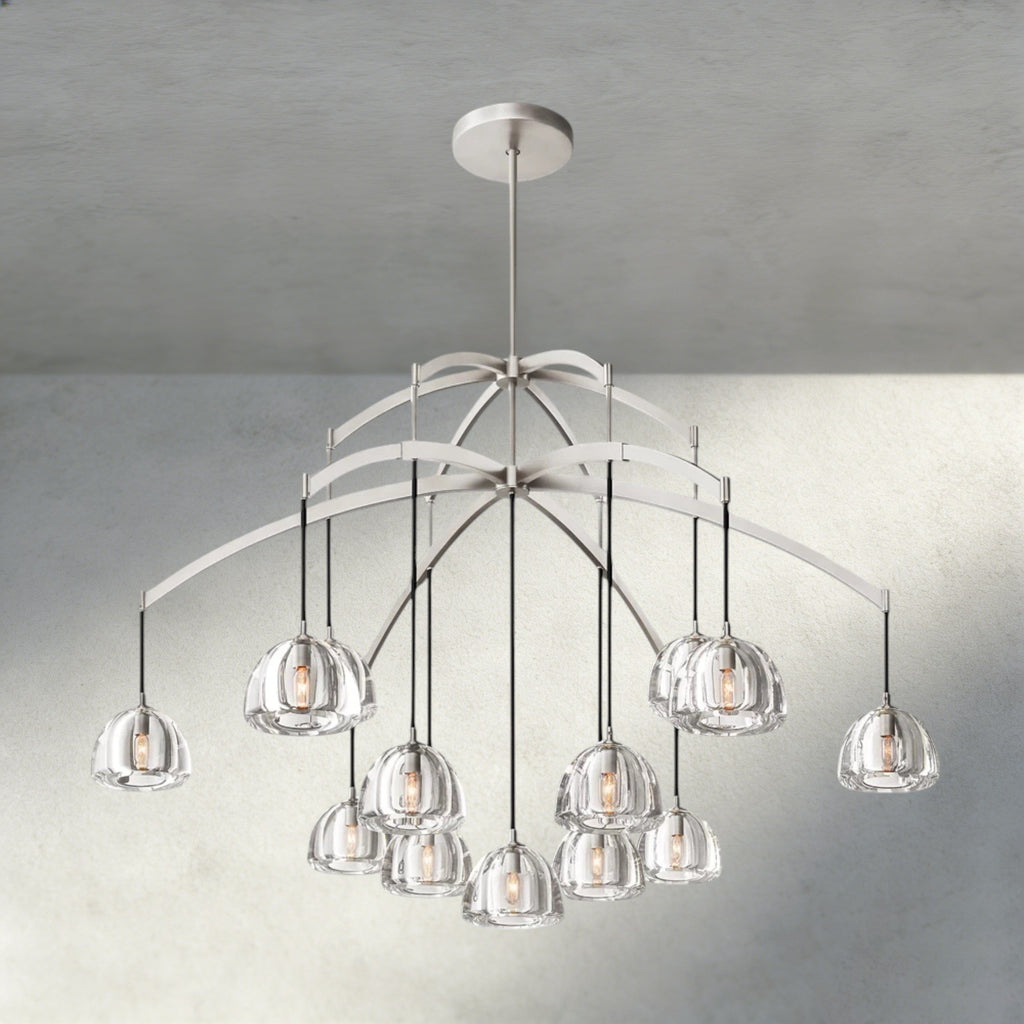 Hemisphere Round Chandelier 36", 48", 60"-chandelier-Manorlights