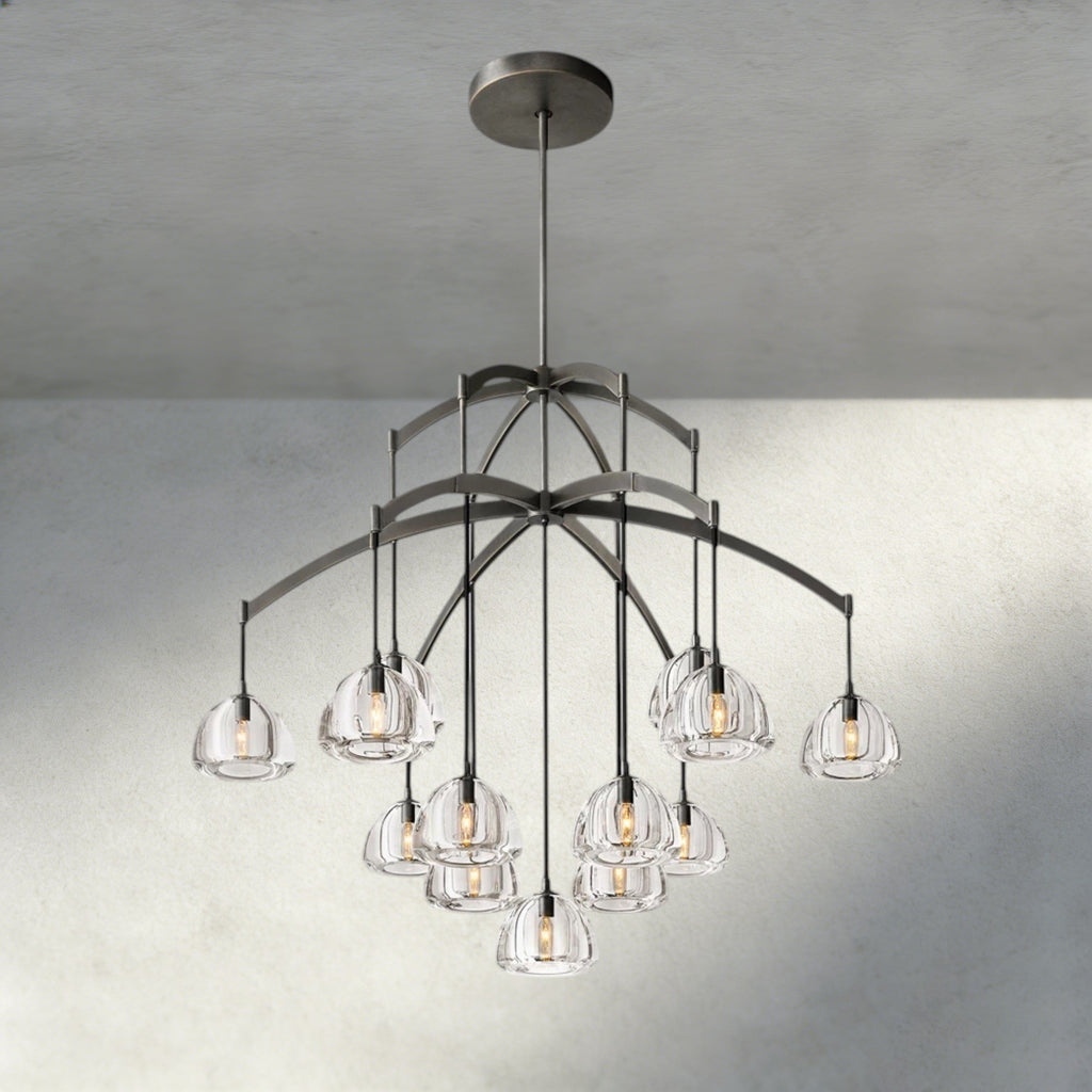 Hemisphere Round Chandelier 36", 48", 60"-chandelier-Manorlights