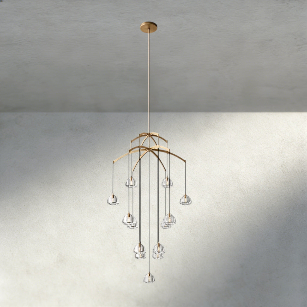 Hemisphere Round Chandelier 36", 48", 60"-chandelier-Manorlights