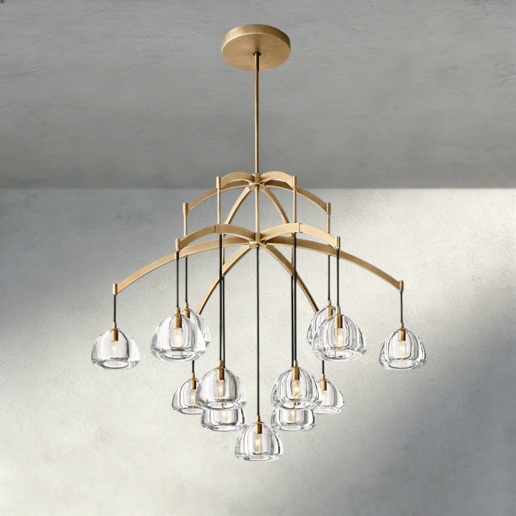 Hemisphere Round Chandelier 36", 48", 60"-chandelier-Manorlights