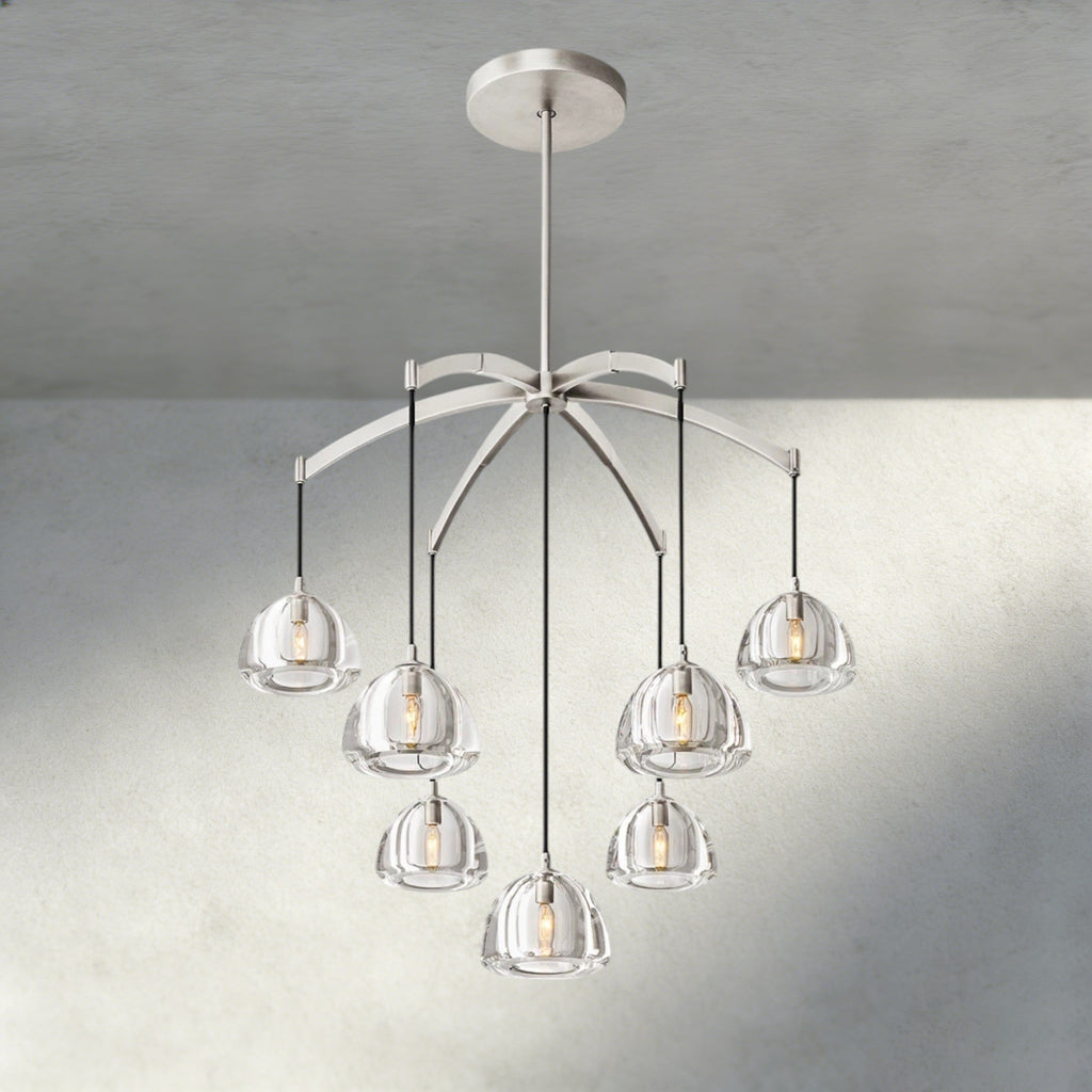 Hemisphere Round Chandelier 36", 48", 60"-chandelier-Manorlights