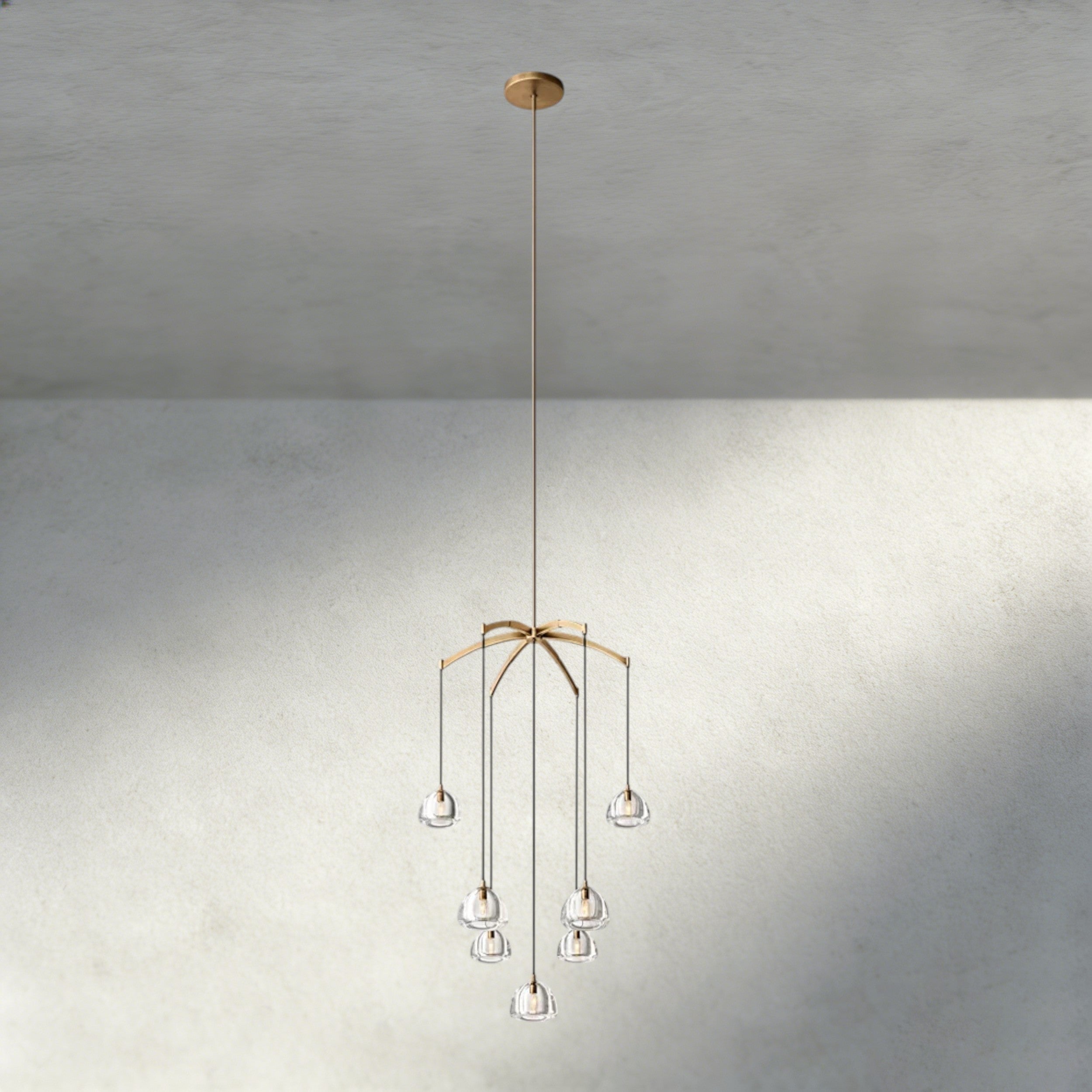 Hemisphere Round Chandelier 36", 48", 60"-chandelier-Manorlights