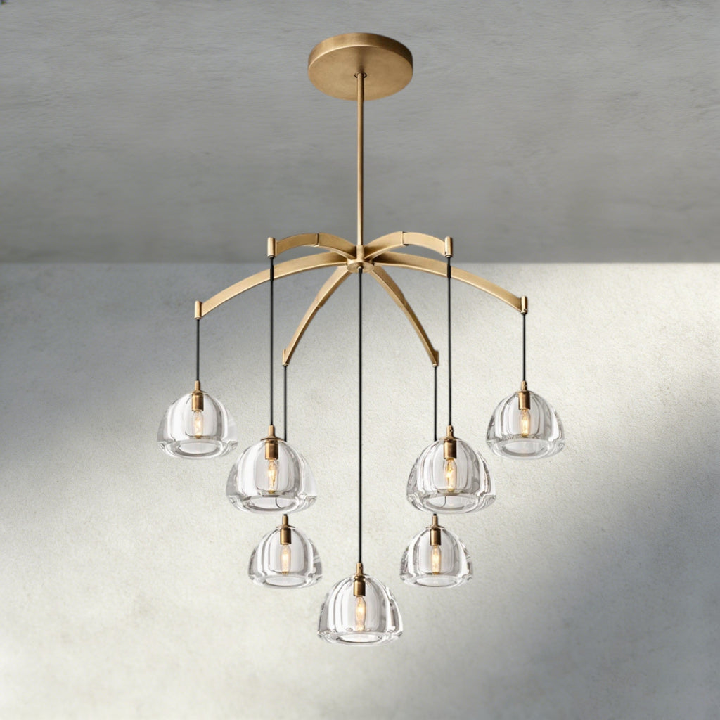 Hemisphere Round Chandelier 36", 48", 60"-chandelier-Manorlights