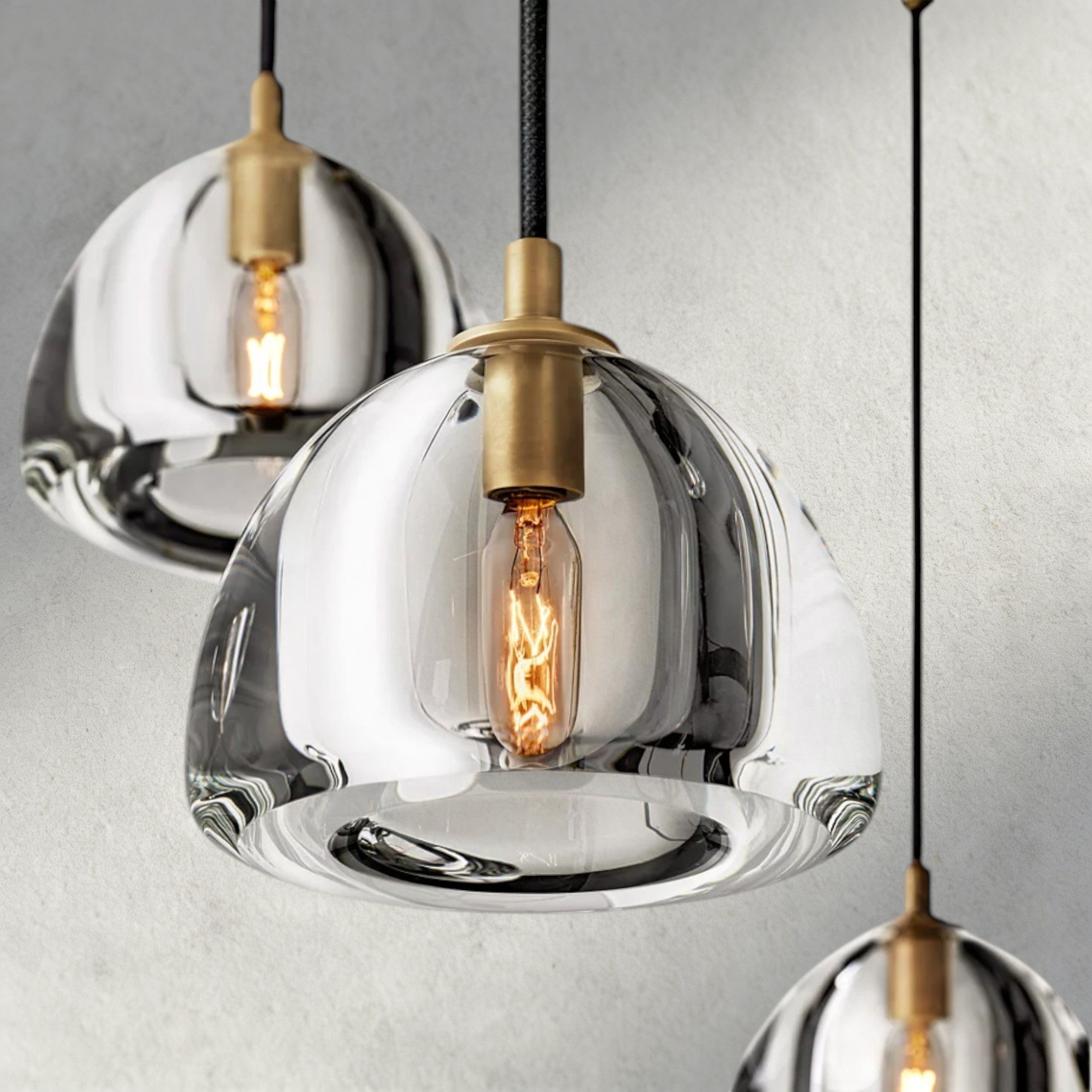 Hemisphere Round Chandelier 36", 48", 60"-chandelier-Manorlights