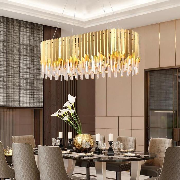 Premium April Crystal Dining Room Chandelier-Chandelier-Manorlights