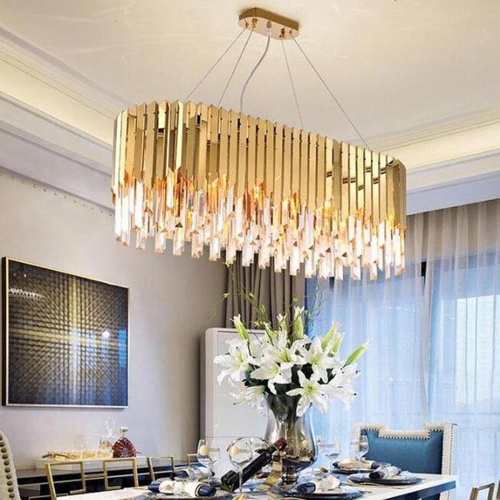 Premium April Crystal Dining Room Chandelier-Chandelier-Manorlights