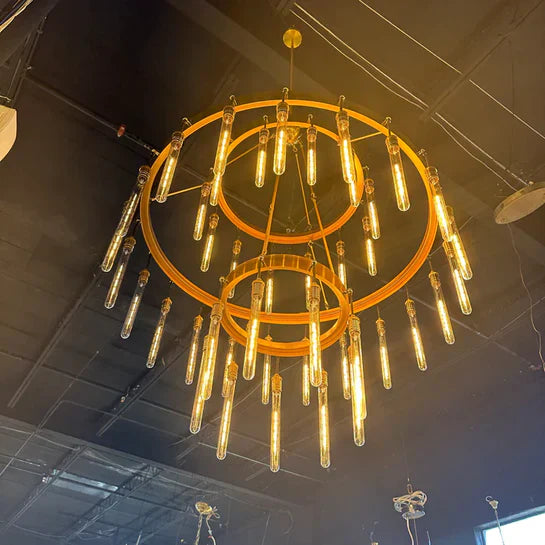 Retro-Inspired Metal Pendant Light Chandelier for Living Room/Bedroom/Staircase/Villa-Manorlights