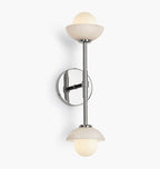 Alabaster Shade Greenwich Linear Wall Sconce-Manorlights
