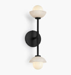 Alabaster Shade Greenwich Linear Wall Sconce-Manorlights