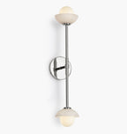 Alabaster Shade Greenwich Linear Wall Sconce-Manorlights