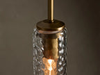 Colleena Hammered Glass Pendant
