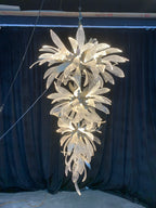 Dandelion Cascade Glass Staircase Chandelier