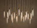 Colleena Linear Fluted Glass Chandelier