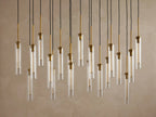Colleena Linear Fluted Glass Chandelier