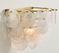 Riviera Glass Disc Sconce 13"